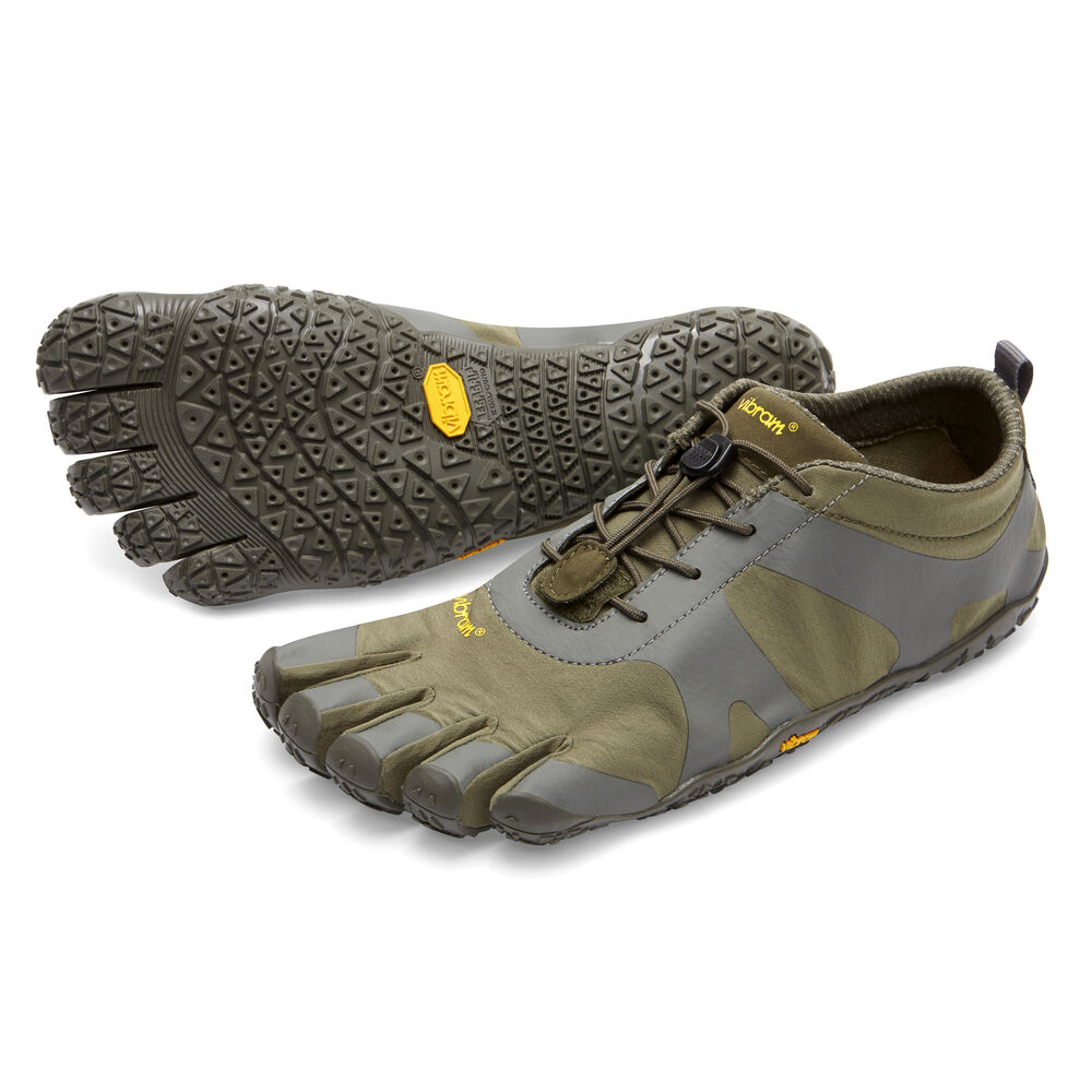 Vibram Fivefingers V-Alpha Erkek Spor Ayakkabı Yeşil/Koyu Gri,JG1096524